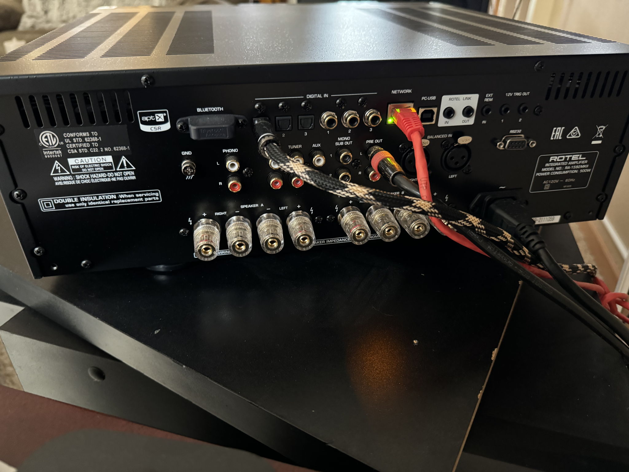 Rotel RA-1592MKII integrated amp 4