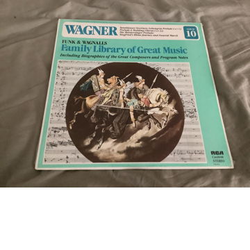 Wagner RCA Sealed LP Family Library Of Great Music