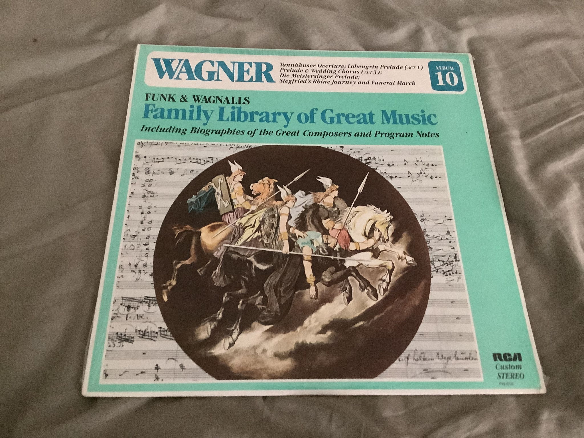 Wagner RCA Sealed LP Family Library Of Great Music