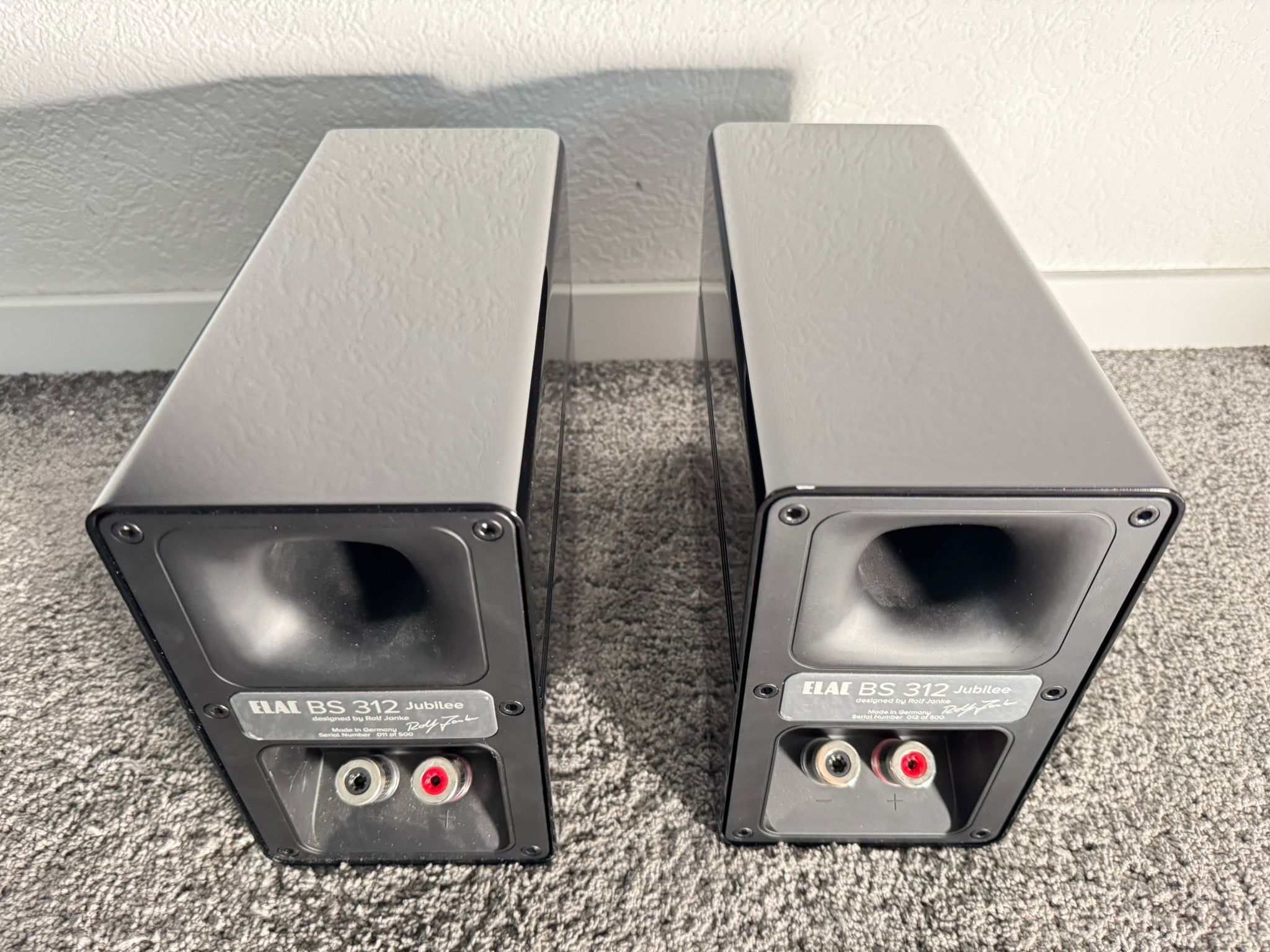 Elac BS312 BS-312 Jubilee speakers in black 8