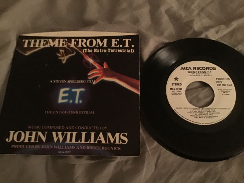John Williams  Theme From E.T. Promo 45 With Picture Sleeve Vinyl NM