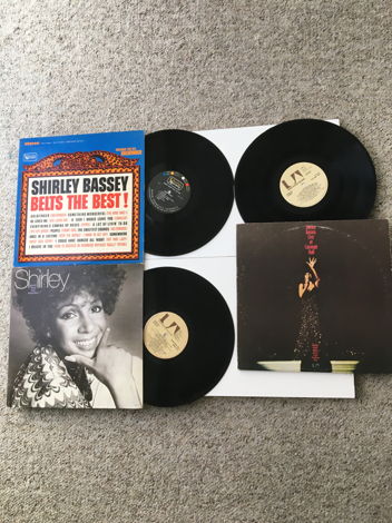 Shirley Bassey  Lp record lot of 3