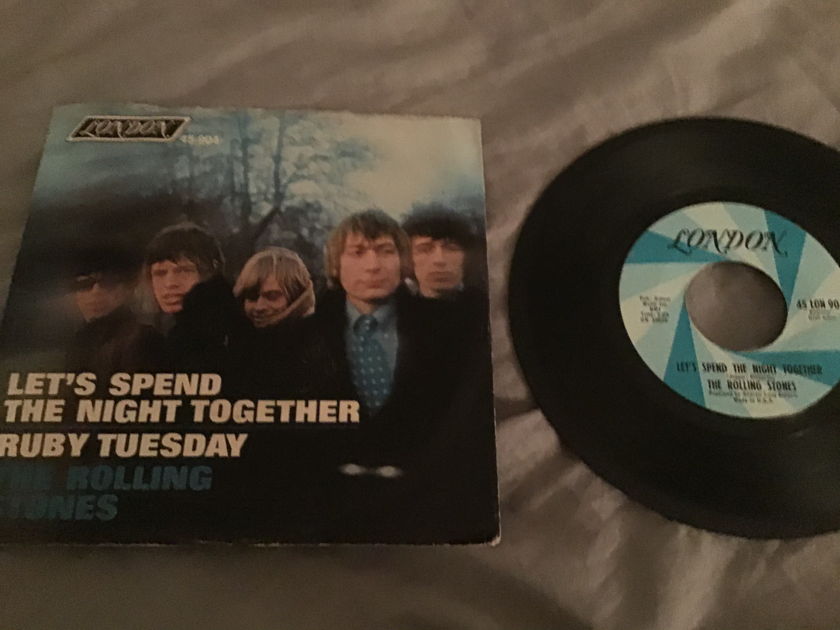 The Rolling Stones 45 With Picture Sleeve Vinyl NM  Let’s Spend The Night Together/ Ruby Tuesday