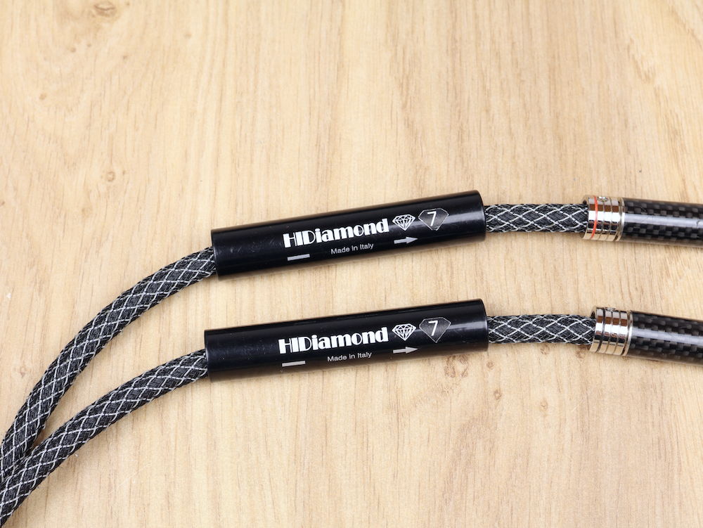 HiDiamond D7 audio interconnects RCA 1,0 metre 2