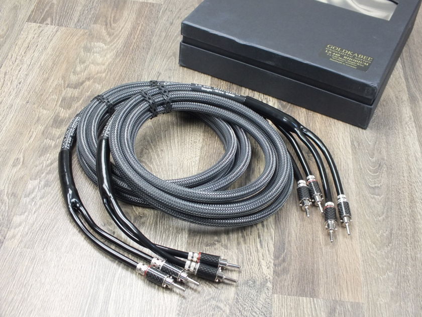 Goldkabel Executive LS-440 Rhodium speaker cables 3,0 metre BRAND NEW