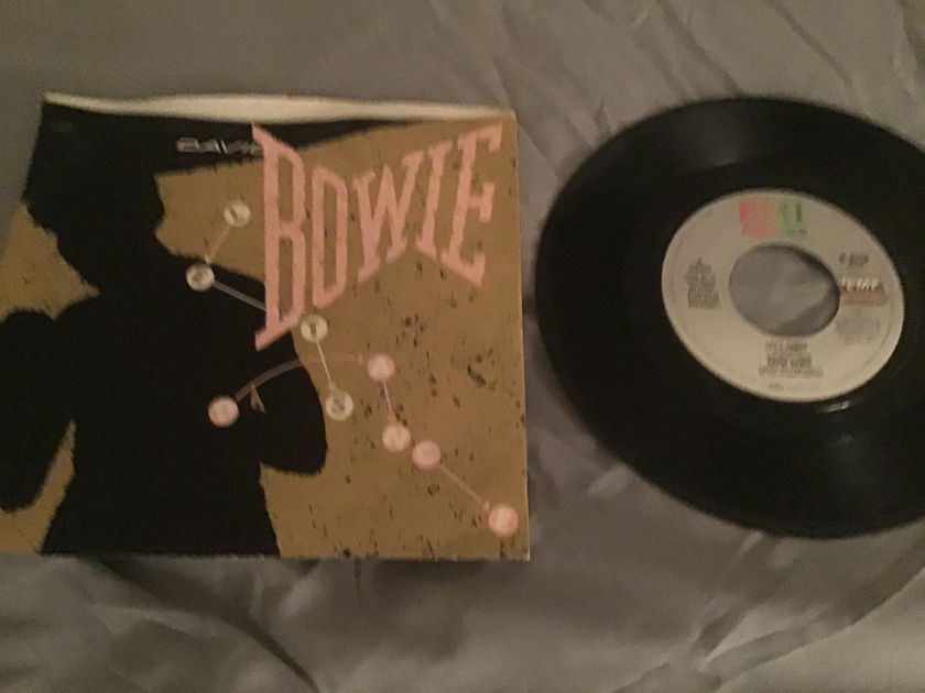 David Bowie 45 With Picture Sleeve Vinyl NM  Let’s Dance/Cat People(Putting Out Fire)