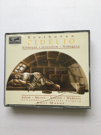 Beethoven Kurt Masur  Fidelio Eurodisc Cd set 1994 case...
