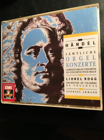Handel Samtliche Orgel Konzerte Lionel Rogg 3 Cd set co...