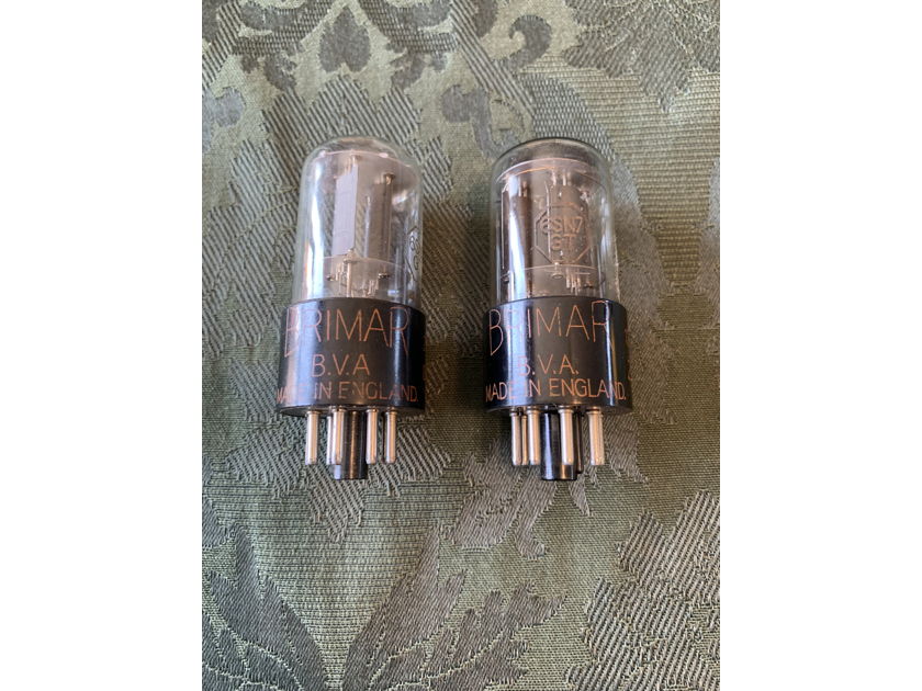 Brimar made in England 6SN7 early tubes HOLY GRAIL