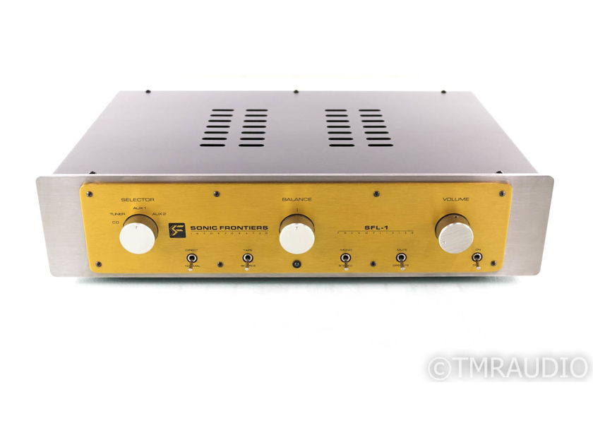 Sonic Frontiers SFL-1 Stereo Tube Preamplifier; SFL1; Recapped; Upgrades (26613)