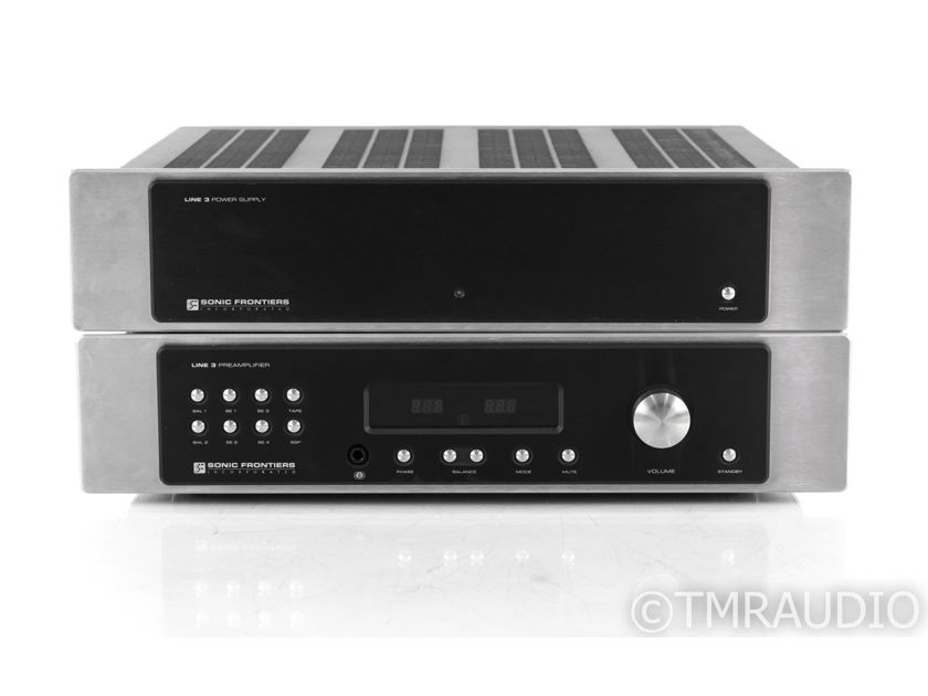 Sonic Frontiers Line 3 SE+ Stereo Tube Preamplifier; L3 Power Supply Unit; PSU (21885)
