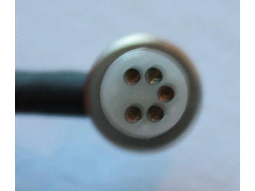 AudioQuest Leopard Tonearm Cable. 1.2m. 5 pin DIN(JIS) to RCA.