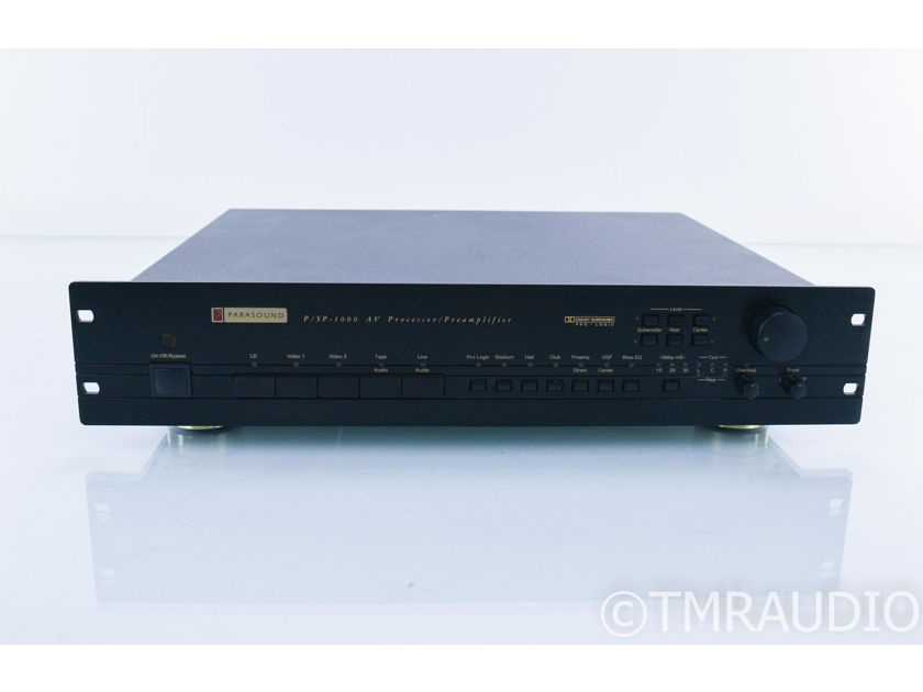 Parasound P/SP-1000 5.1 Channel Home Theater Processor; Preamplifier (18467)