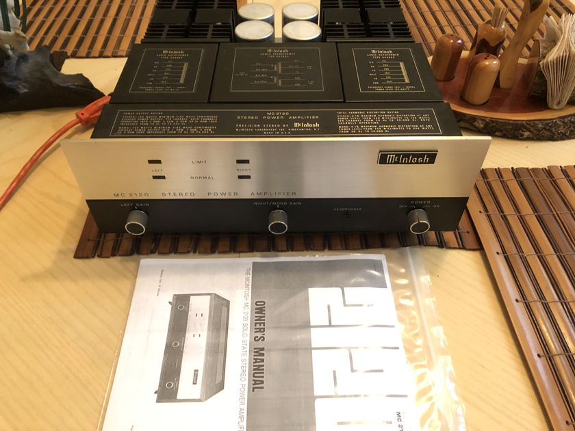 McIntosh MC2120 stereo power amplifier