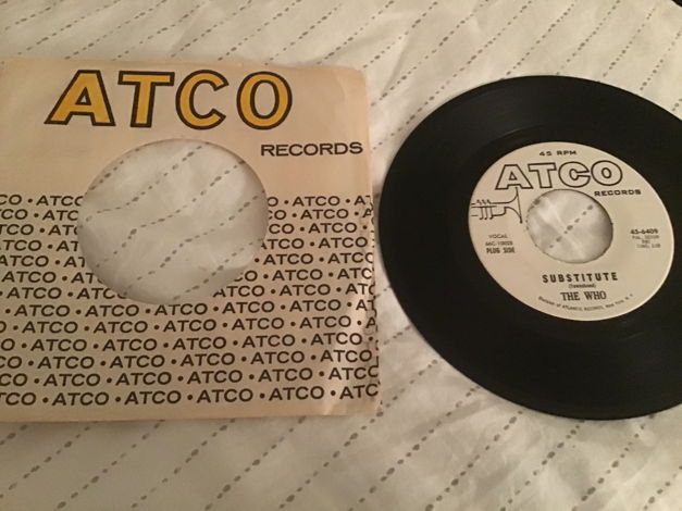 The Who Substitute/Waltz For A Pig Atco Records Promo 4...