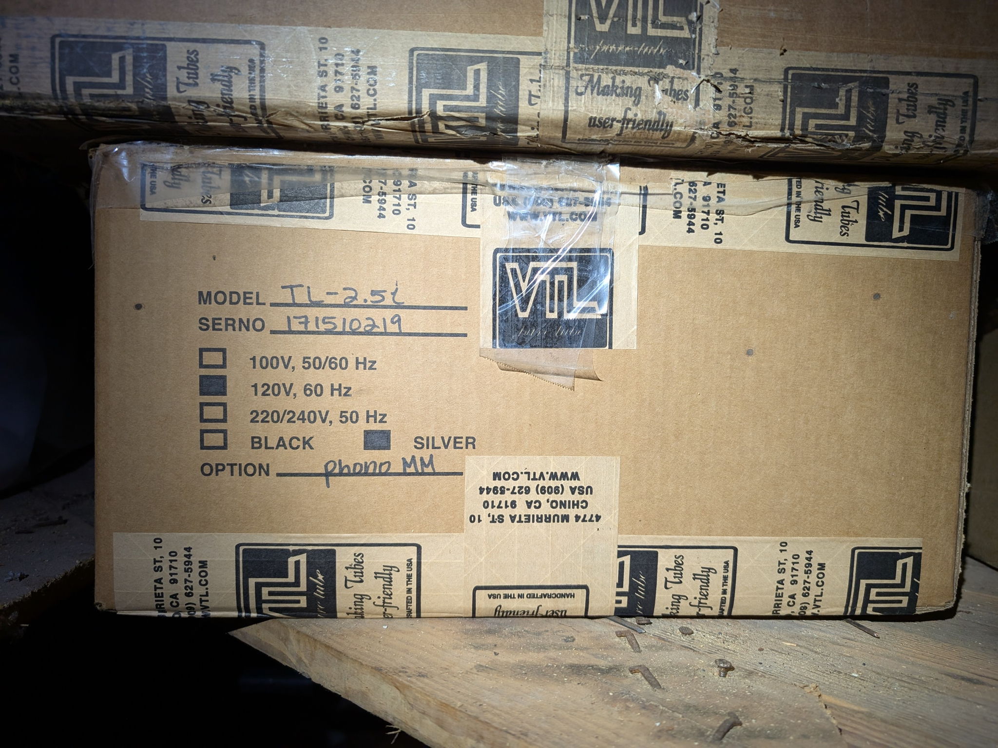 VTL TL-2.5i All Tube Preamp with Phono Stage 6