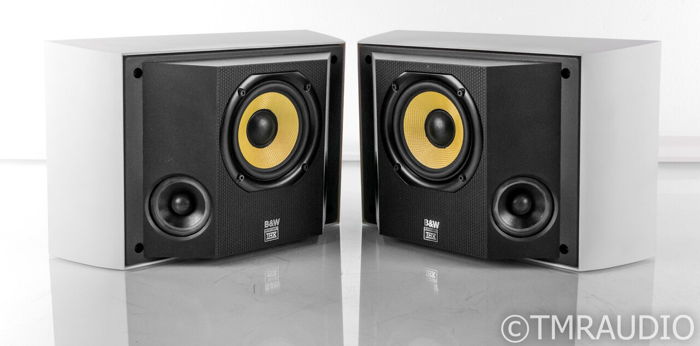 B&W DS6 Surround / Satellite On Wall Speakers; White Pa...