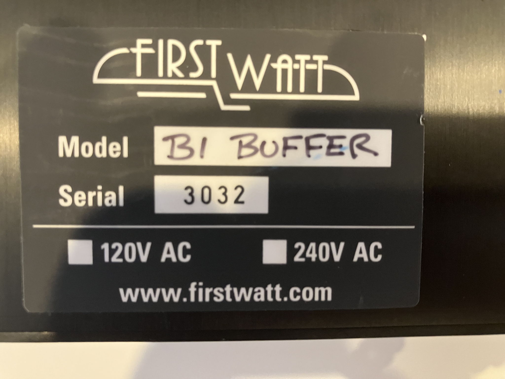 First Watt B-1 Buffer Preamp 2