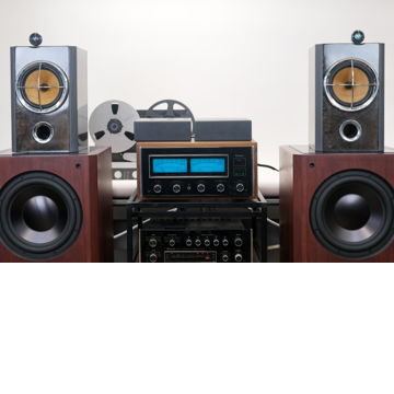 Rare B&W Vintage Silver Signature Loudspeaker