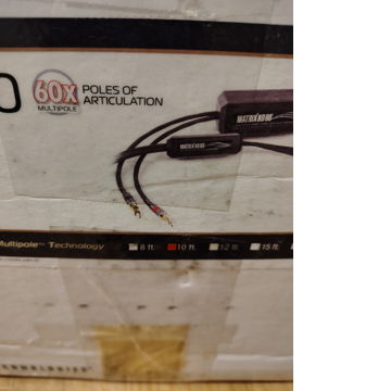 MIT HD60 10ft pair of speaker cables