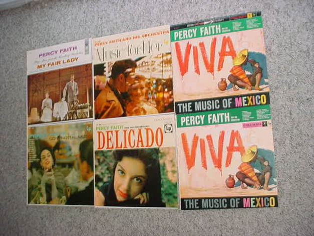 Percy Faith lot of 6 lp records SEE ADD