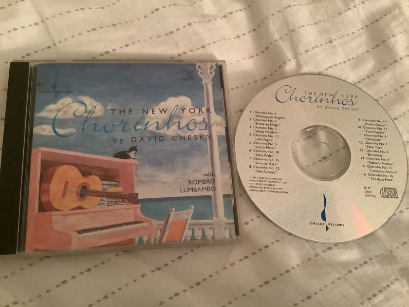 David Chesky Audiophile Compact Disc The New York Chorinhos