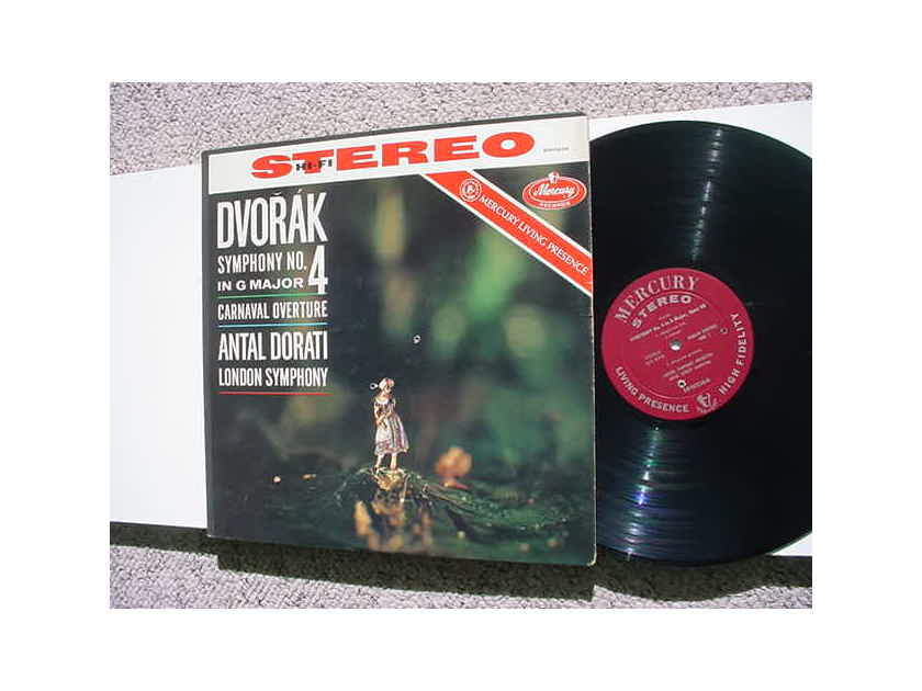 Mercury Living Presence SR90236 LP Record - CLASSICAL DVORAK Symphony no 4 G major carnaval overture Dorati SEE ADD AS IS FR1 FR1