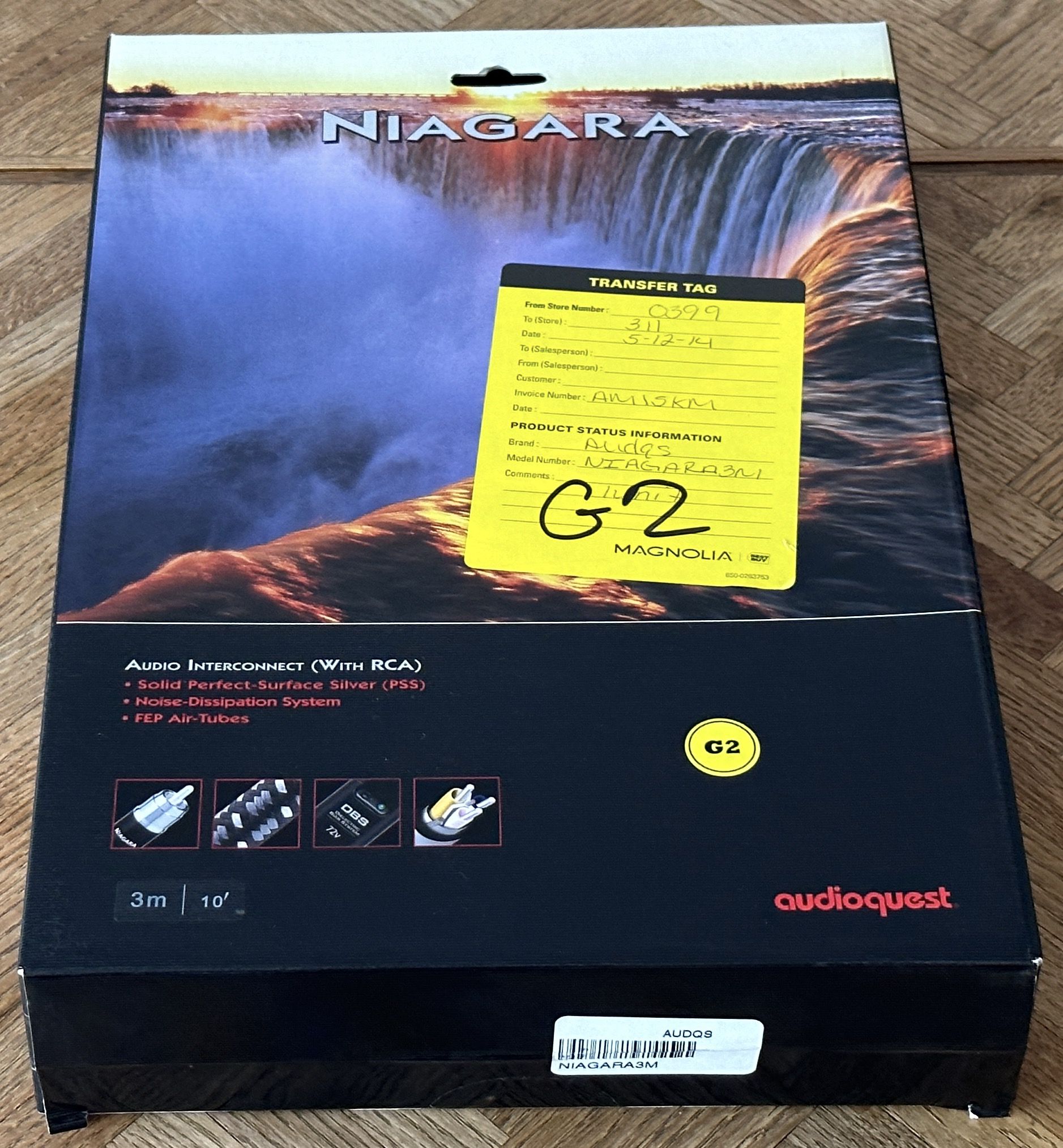 AudioQuest Niagara - 3 meter Analog Interconnect cable ... 6