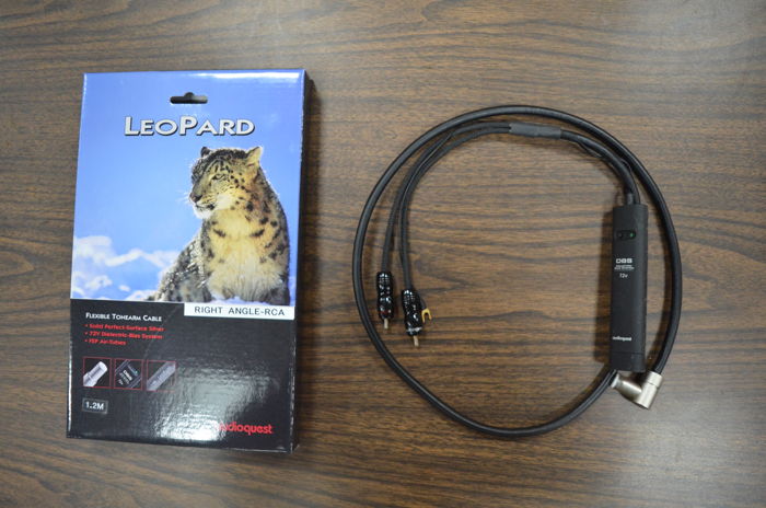 AudioQuest Leopard Tonearm cable DIN to RCA 1.2M