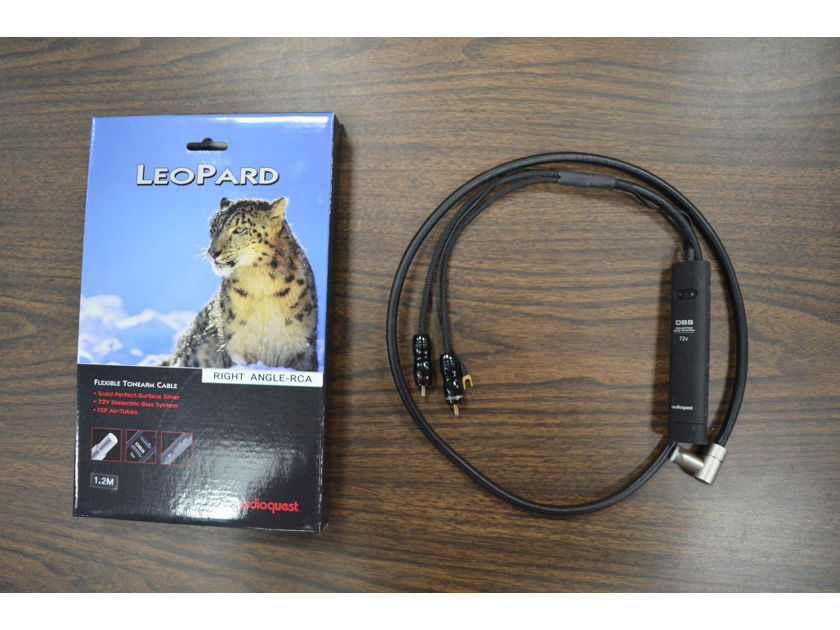 AudioQuest Leopard Tonearm cable DIN to RCA 1.2M
