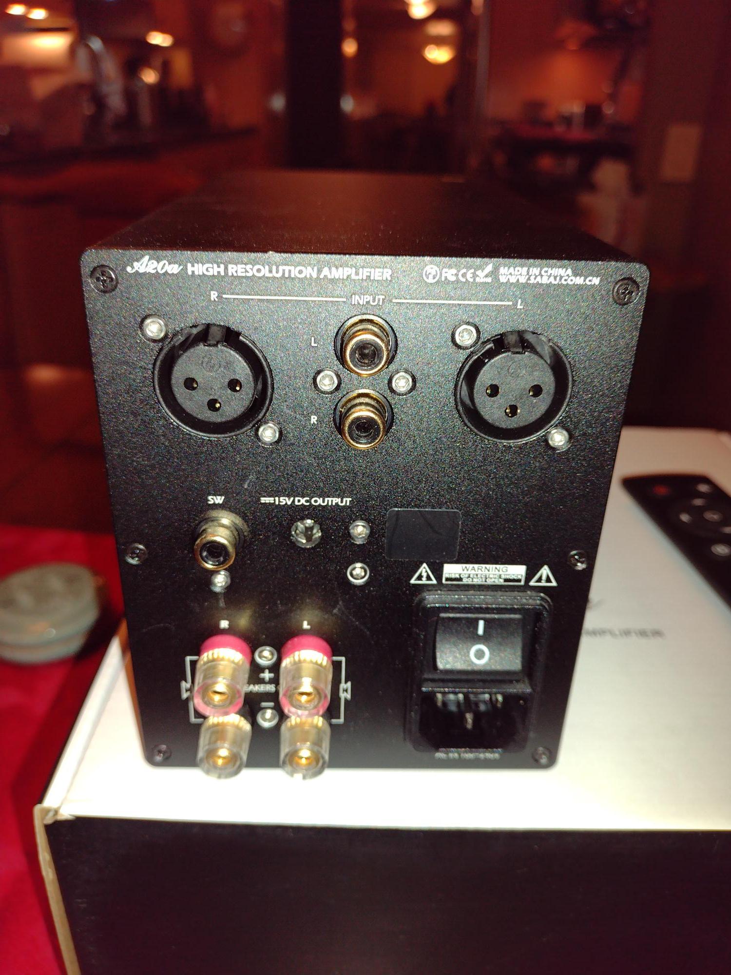 Sabaj A20A compact audiophile amplifier 2