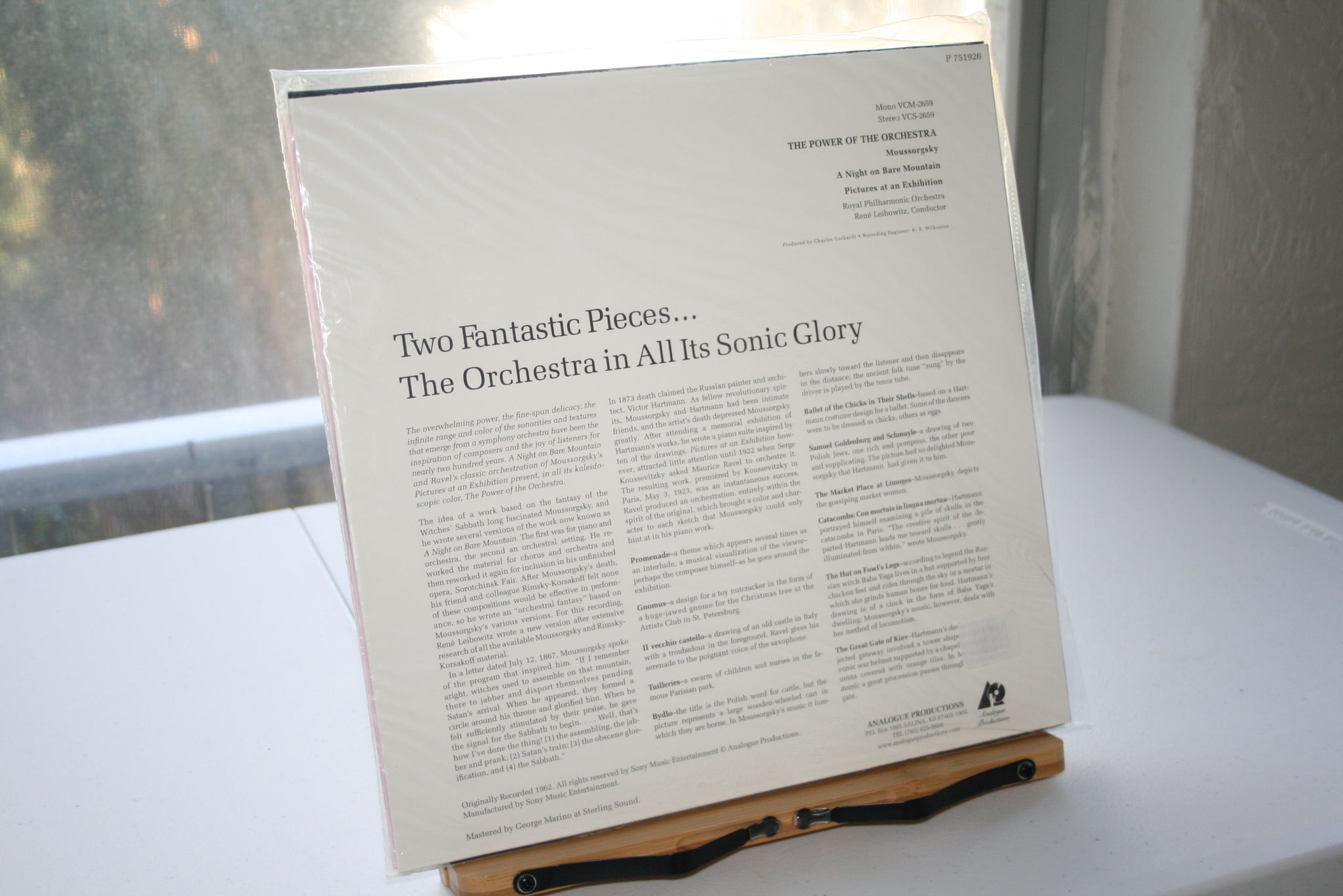 Moussorgsky The Power Of The Orchestra 2 LP 180G 45 RPM... 2