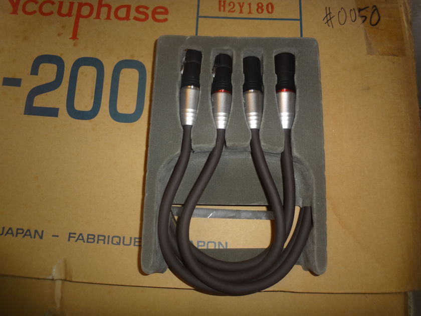 Accuphase ASLC-10B 1.0m XLR Cable /pair Brand New | eBay