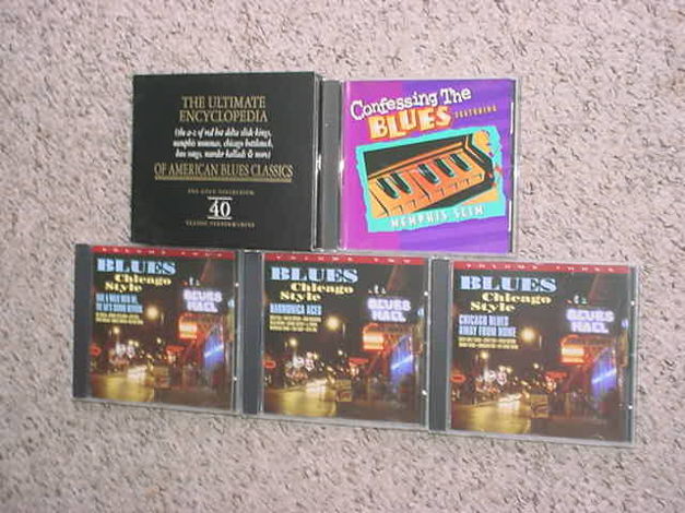 CD lot of 5 cd's 1 is double cd - Blues Chicago style &...