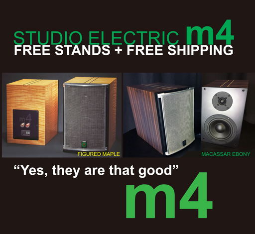 Studio Electric M4 Monitors Yes, they are that good!