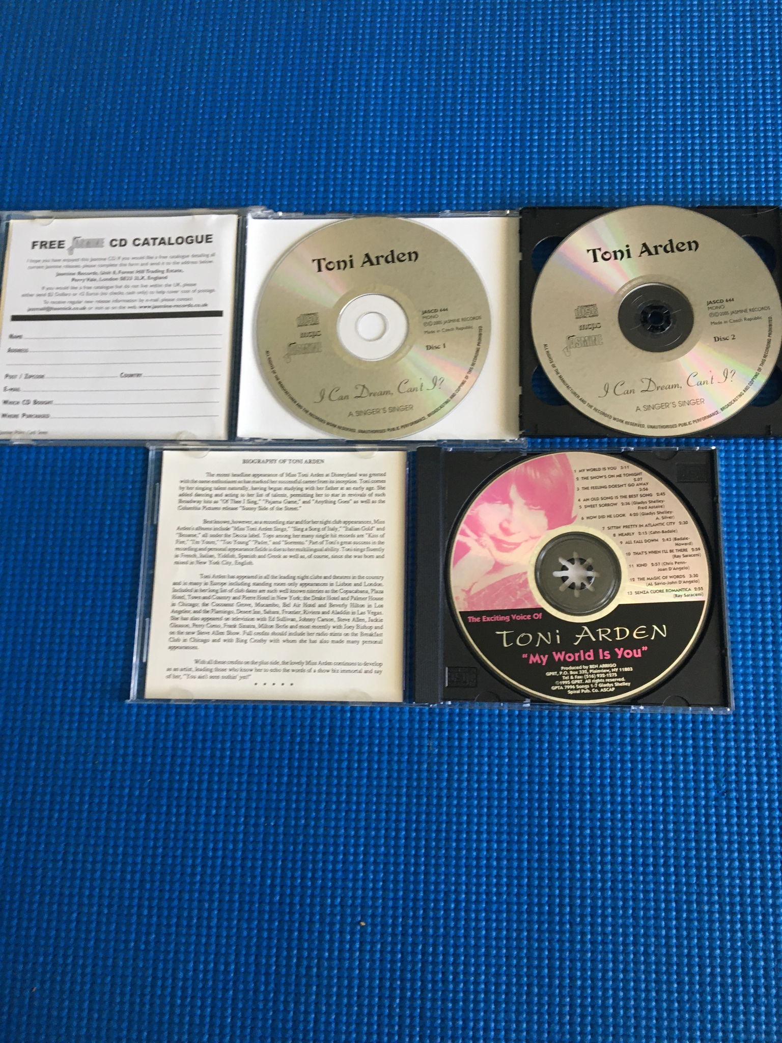 Toni Arden 2 cds The exciting voice and I can Dream Can... 7