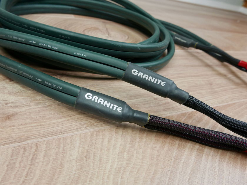 AudioQuest Granite SST Hyperlitz audio speaker cables 3,0 metre