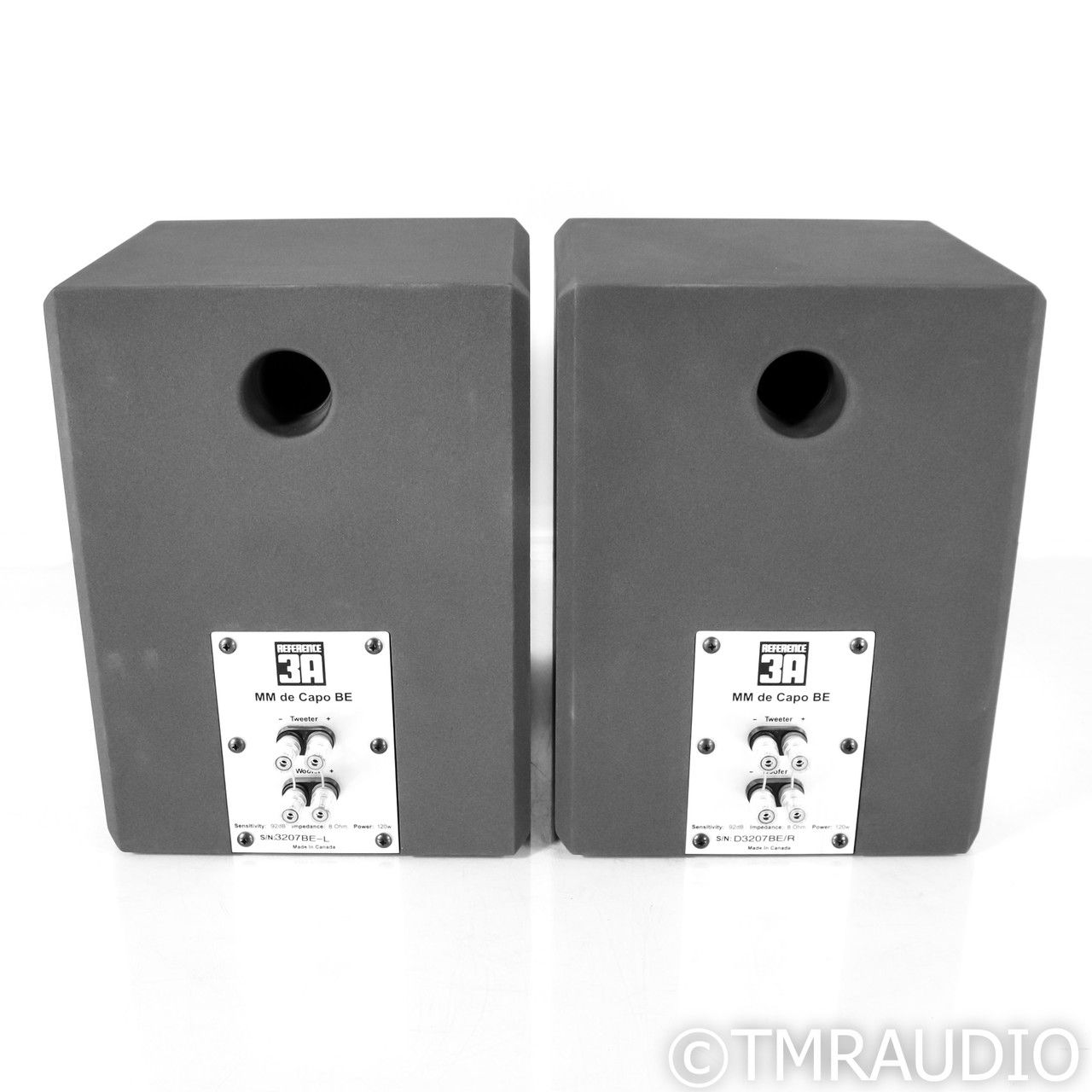 Reference 3A MM De Capo BE Bookshelf Speakers; Grey Sue... 6