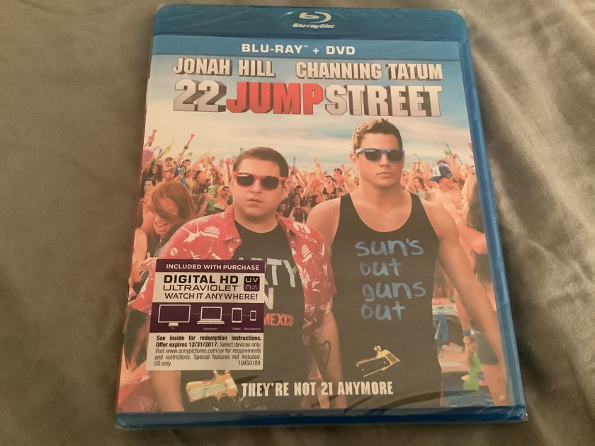 Jonah Hill Sealed Blu Ray  22 Jump Street