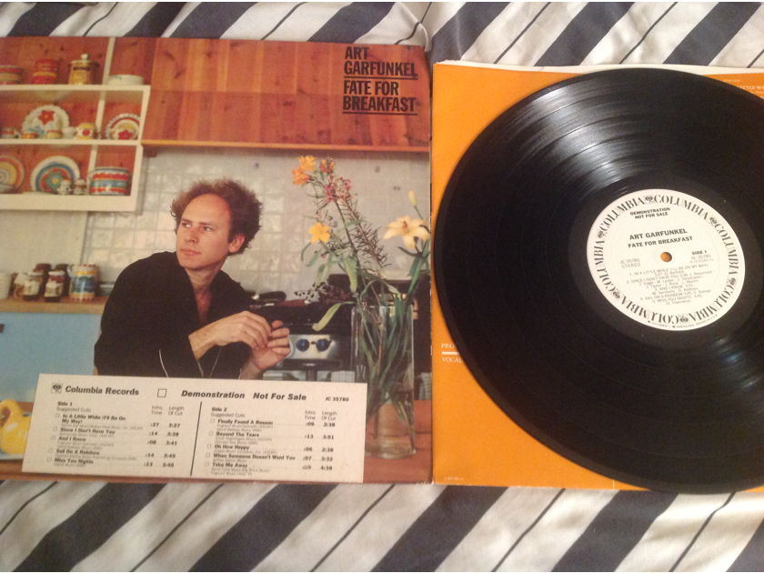 Art Garfunkel  Fate For Breakfast White Label Promo LP