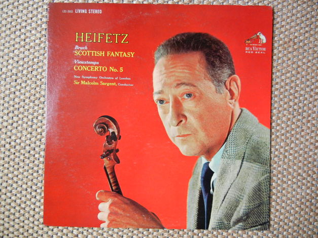 Heifetz RCA LSC-2603 Living Stereo Bruch/Vieuxtemps Sha...