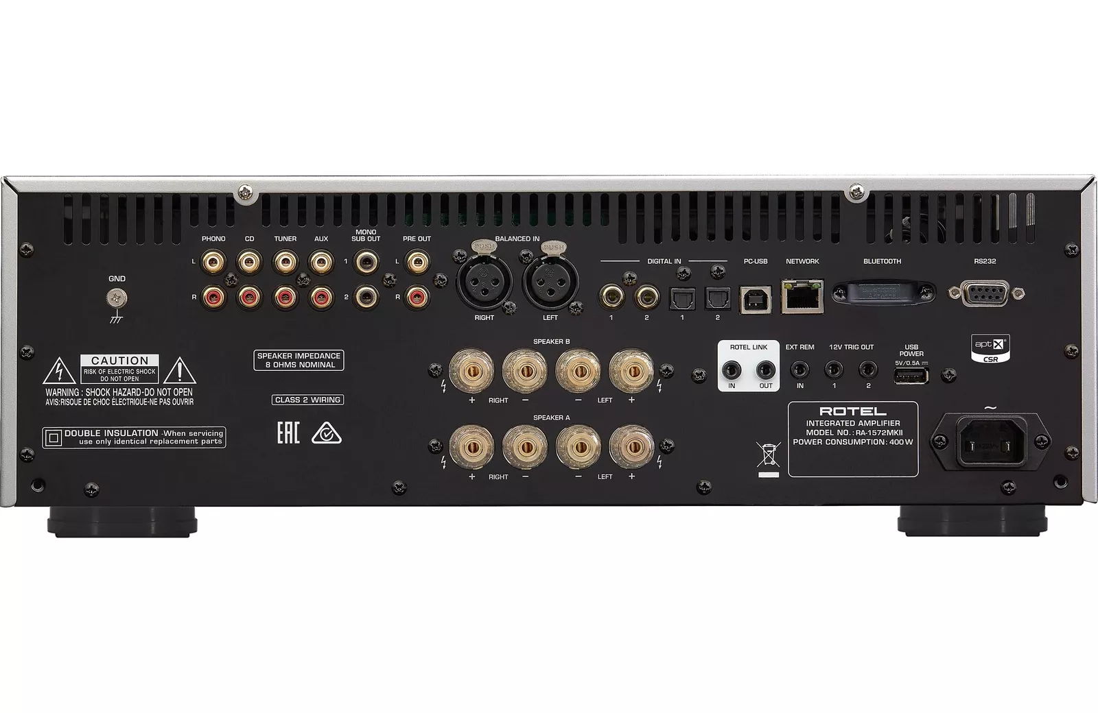 Rotel RA-1572 MKII (Black) - Integrated amplifiers (Ope... 2