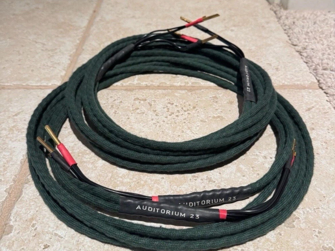 Auditorium 23 A23 Speaker Cables 2.5m Banana Pair 2