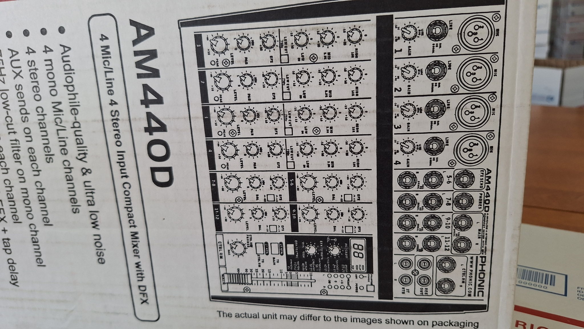 Phonic AM440D Audiophile Quality Ultra Low Noise Mixer ... 3