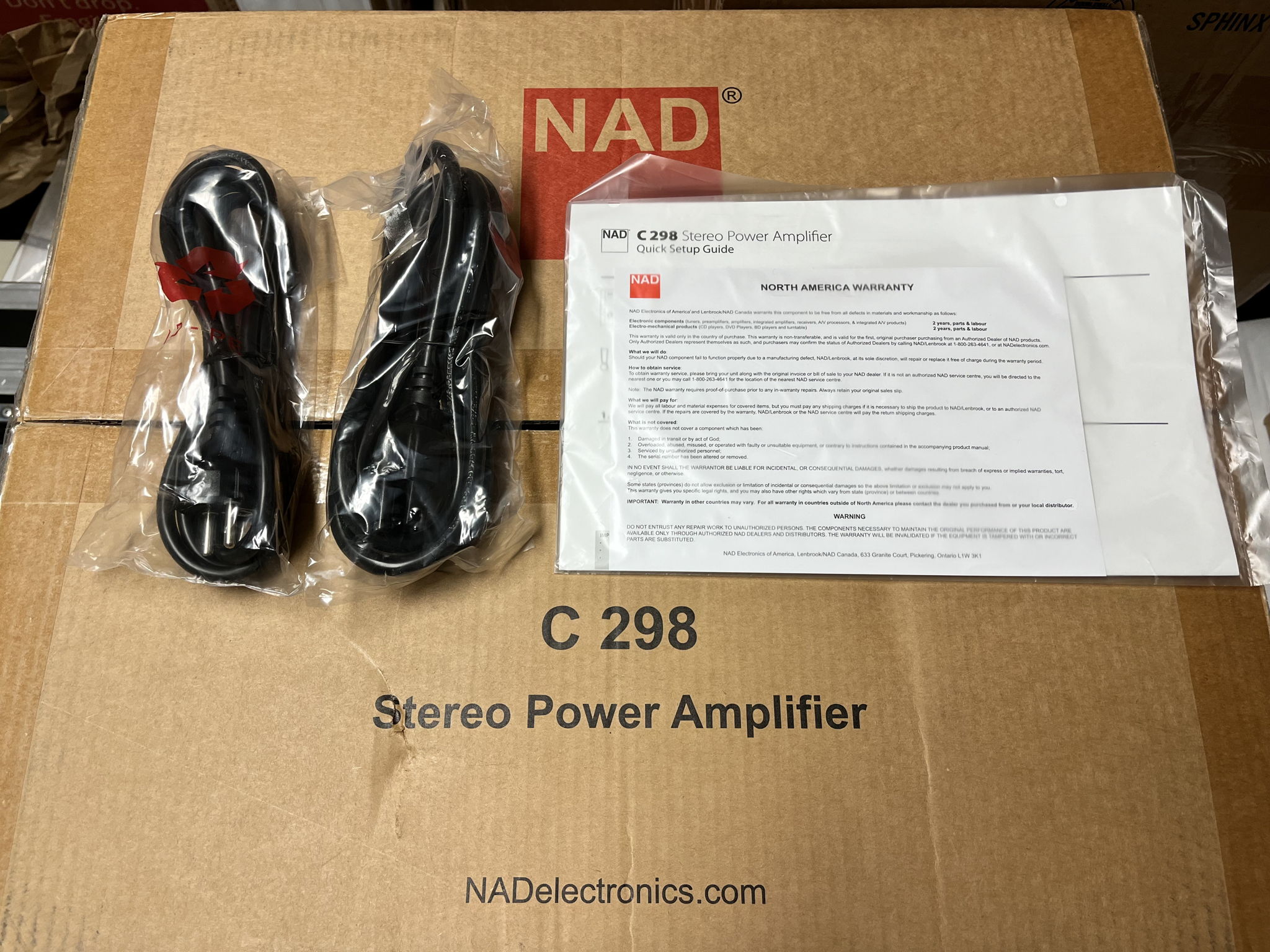 NAD C298 Stereo Amplifier - Open Box - Excellent Condit... 8