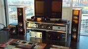 Old System: Weiss, Krell, Audio Research, Revel, JL Audio