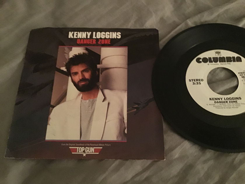 Kenny Loggins  Danger Zone Promo 45 With Picture Sleeve