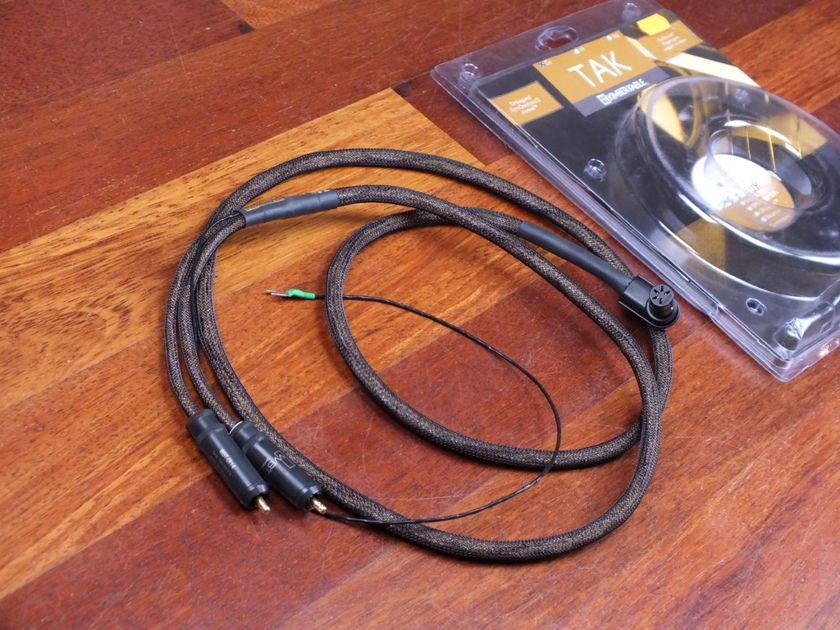Kimber Kable TAK-CU Tonearm Cable interconnect RCA-SME (DIN A) 1,5 metre BRAND NEW