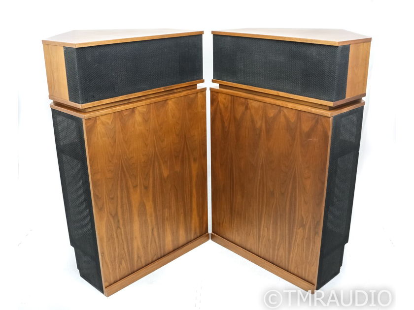 Klipsch Klipschorn Vintage Floorstanding Speakers; Oiled Walnut Pair; K-B-WO (29561)