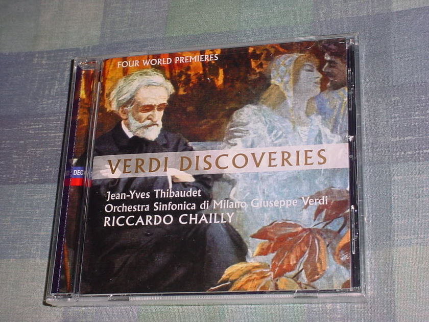 SEALED CD  Verdi Discoveries  Jean Yves Thibaudet Riccardo Chailly